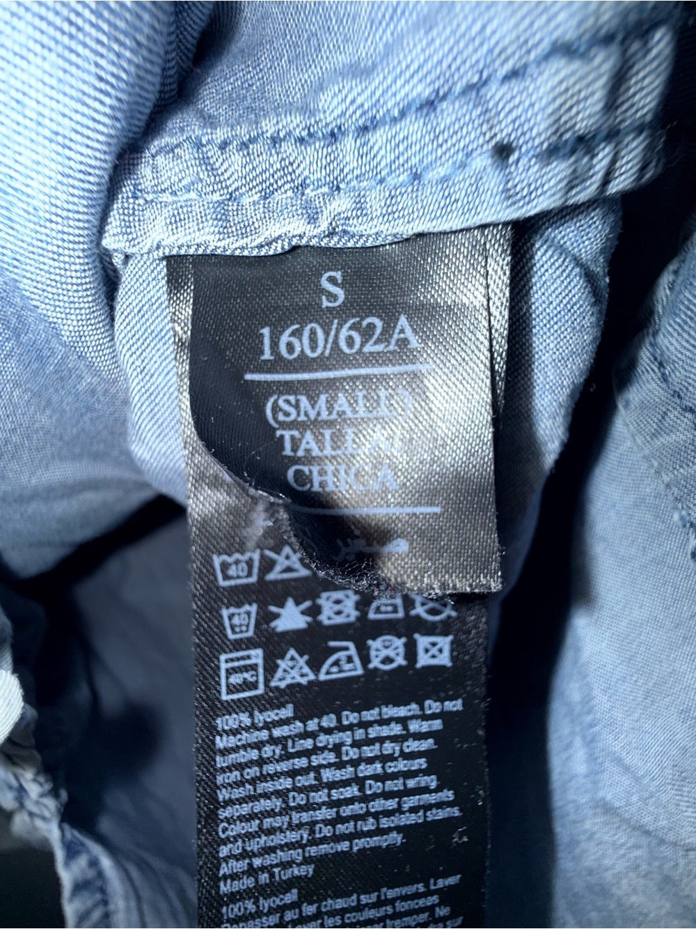 All Saints Chambray Sonny Tie Front Denim Dress Sz. Small - Picture 5 of 5